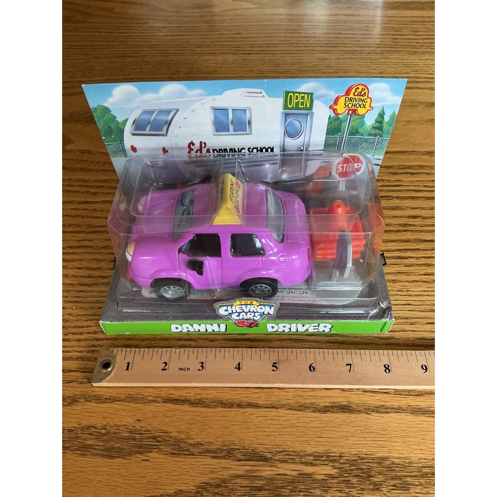 Chevron Cars Danni Driver Purple Student Driver Toy Car Ed's Driving School 1998